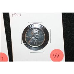 1943 Steel Wheatback Penny