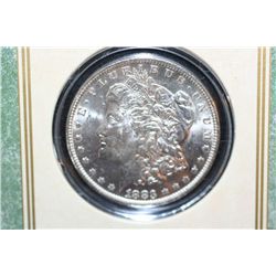 1883-O Silver Morgan $1, UNC