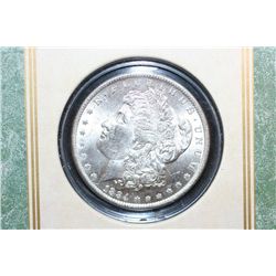 1884-O Silver Morgan $1, UNC