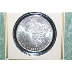 1885-O Silver Morgan $1, UNC