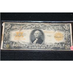 1922 US Gold Certificate, Gold Seal, #K39658321