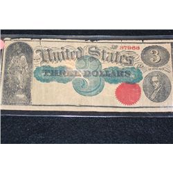 1869 United States $3, #87968