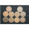 Image 1 : Indian Head Penny, various dates & conditions, lot of 10