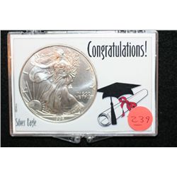 1996 Silver Eagle $1, "Congratulations!"