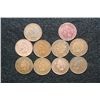Image 1 : Indian Head Penny, various dates & conditions, lot of 10