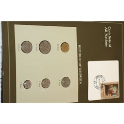 Republic of Georgia; Coin Sets of All Nations W/Stamp dated 1995
