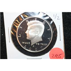 2007-S Kennedy Half Dollar, Silver Proof