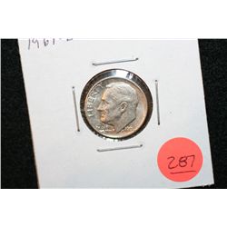 1961-D Roosevelt Dime