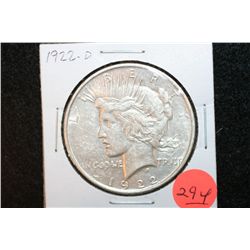 1922-D Peace $1