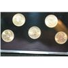 Image 2 : 2003 US State Quarter Commerative Gold Edition Mint Set, P&D Mints, 24K Gold Layered, BU