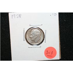 1958 Roosevelt Dime