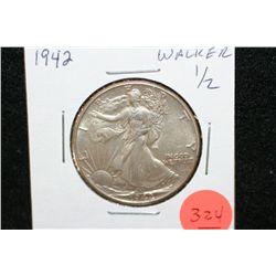 1942 Walking Liberty Half Dollar