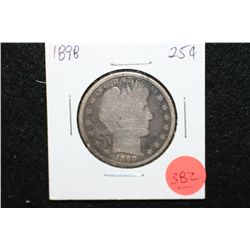 1898 Barber Quarter