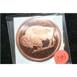 2011 Buffalo Copper Round, .999 Fine 1 Oz.