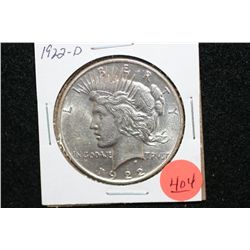 1922-D Peace $1