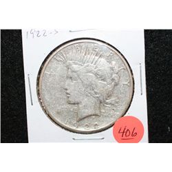1922-S Peace $1
