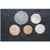 Image 2 : Foreign & US Coin, various dates & conditions, lot of 5 Low Grade