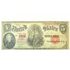 Image 1 : 1907 $5  US  NOTE  G/VG