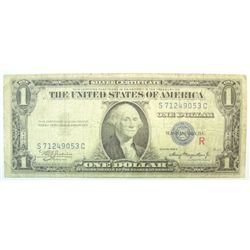 1935A  experimental R note silver certificate  VG