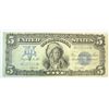 Image 1 : 1899 Indian Chief $5 silver certificate  F/VF
