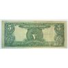 Image 2 : 1899 Indian Chief $5 silver certificate  F/VF