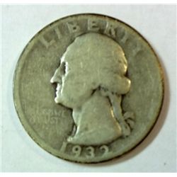 1932D Washington quarter  Good