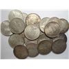 Image 1 : 1 ROLL 20 PIECES AVERAGE CIRCULATED PEACE DOLLARS