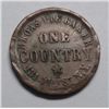 Image 2 : 1863  Store card Civil War token F/ VF
