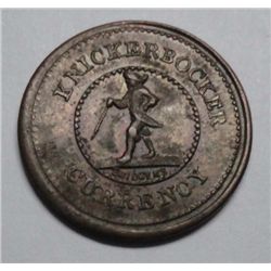 Knickerbocker currency token  XF