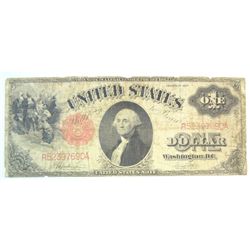1917 $1  legal tender note  VG