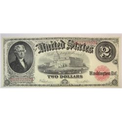 1917 $2  US legal tender note  AU/CU
