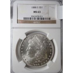 1888S Morgan $  NGC63