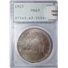 Image 1 : 1923 Peace $  PCGS63