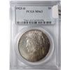 Image 1 : 1923D Peace $  PCGS63
