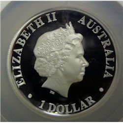 2011 Australia Kangaroo hi relief 1 oz. silver