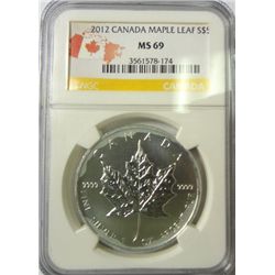 2012 Canada  Maple Leaf 1oz.   silver