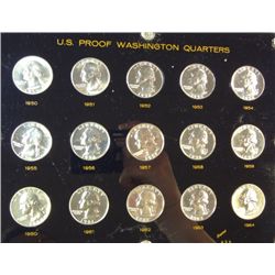 Washington quarter proof set 1950-1964