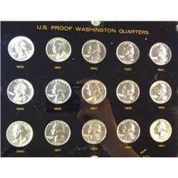 Washington quarter proof set 1950-1964