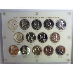 Franklin and Kennedy half $ proof set 1950-1964