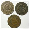 Image 2 : 3  1828  half cents  G/VG