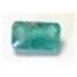 .25 ct Natural Columbian Emerald Cut & Faceted!!!!