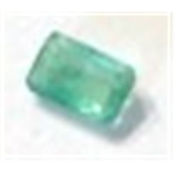 .30 ct Natural Columbian Emerald Cut & Faceted!!!!
