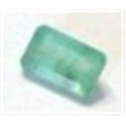 .30 ct Natural Columbian Emerald Cut & Faceted!!!!