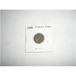 1898 Indian Head Penny - NICE COIN *PLEASE LOOK AT PICTURE  TO DETERMINE GRADE*!!