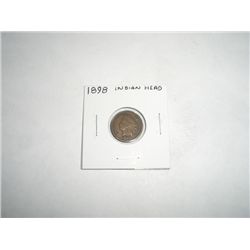 1898 Indian Head Penny - NICE COIN *PLEASE LOOK AT PICTURE  TO DETERMINE GRADE*!!