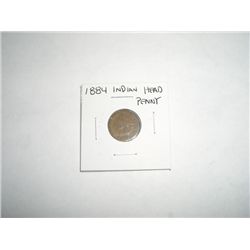 1884 Indian Head Penny - NICE COIN *PLEASE LOOK AT PICTURE TO DETERMINE GRADE*!!