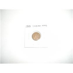 1901 Indian Head Penny - NICE COIN *PLEASE LOOK AT PICTURE TO DETERMINE GRADE*!!