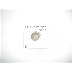 1898 Indian Head Penny - NICE COIN *VERY FINE GRADE*!!