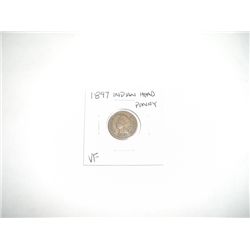 1897 Indian Head Penny - NICE COIN *VERY FINE GRADE*!!