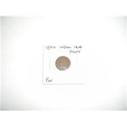 1894 Indian Head Penny - NICE COIN *FINE GRADE*!!